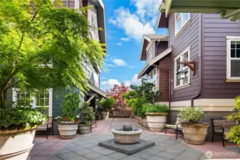 Charming, well-established complex.