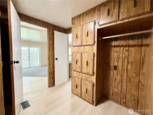 More of the utility room with access to the guest bathroom which shares with the guest bedroom.