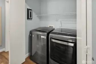 Full size washer and dryer