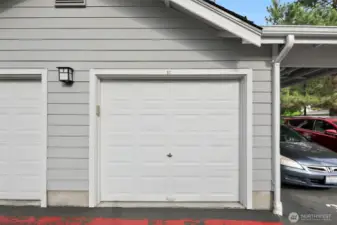 Detached parking garage