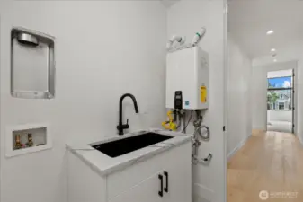 Utility room with W/D hookups