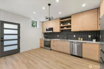 Lower unit Kitchen and Entry
