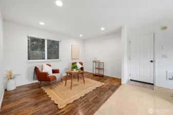 Room off kitchen