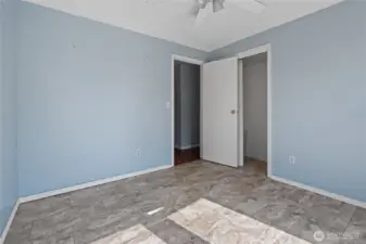 Perfect layout for an office, nursery, or even a sunroom!