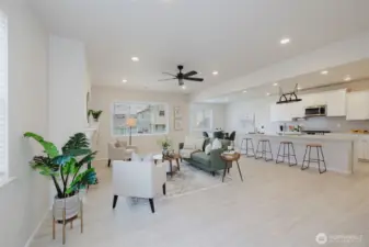 Gorgeous open concept living!