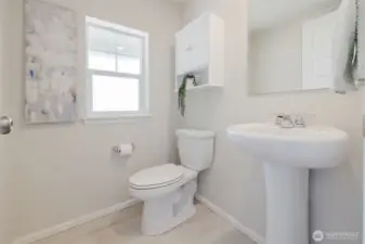 Powder room downstairs