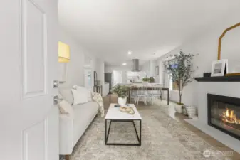 Front door as you enter the living room