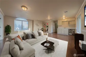 This photo is virtually staged