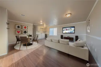 This photo is virtually staged