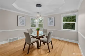 Host a feast in this formal dining room!