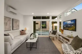 Sophisticated design in these expansive, open-concept living spaces