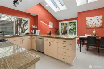 Well remodeled kitchen boasts plenty of storage