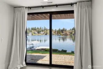 Sliders off the primary suite lower level