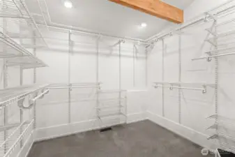 Primary Suite Walk In Closet