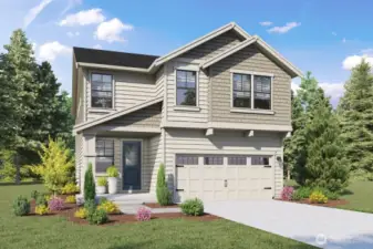 BRIDGEWATER plan Rendering is representational. Finishes and colors may vary. See site agent for details.