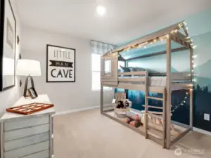 2nd level bedroom. Photos are representational. Actual colors and finishes will vary. See site agent for details.