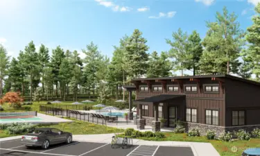 Uplands 55+ will include it's very own private clubhouse with swimming pool, hot tub and pickleball court.  Exclusively for the 60 homes within the Uplands.
