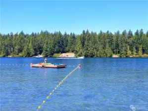 Swimming on Lake Florence