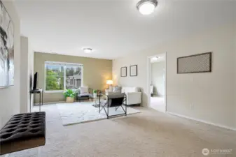 Huge loft space on 2nd level