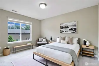 Bedroom 2-virtually staged