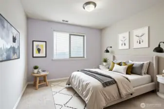 Bedroom 3-virtually staged
