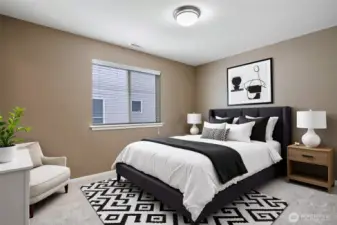 Bedroom 5-virtually staged