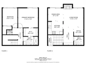 Lower (Flr 1) and Upper (Flr 2)