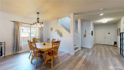 Open dining area