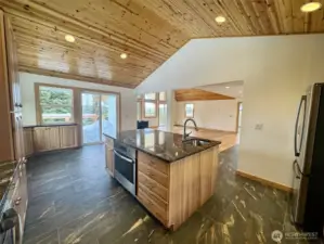 Second over in island.