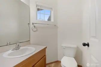 Half Bathroom.  Perfect location when entertaining