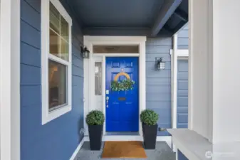 Large covered front porch