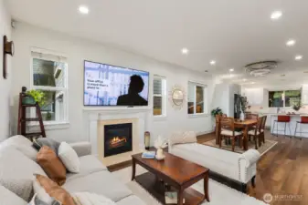 Great room offers plenty of room for entertaining