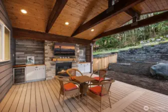 Enjoy your large covered patio year round