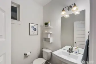 Half bath on main floor