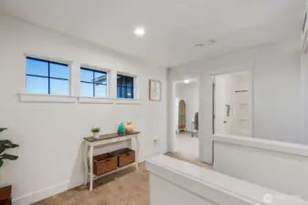 Spacious landing on second floor