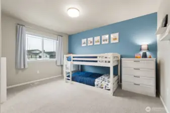 Bedroom #3 with walk - in closet.