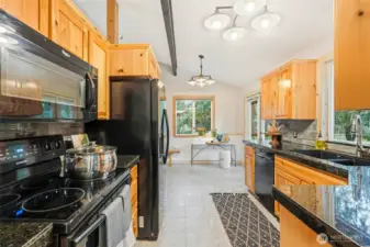 Kitchen ready for all your cooking needs.