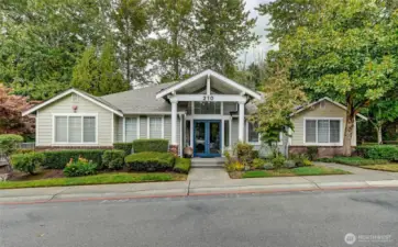 The community clubhouse is perfect for large gatherings and offers a welcoming space to connect and celebrate.