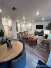 Great room of model home. Finishes and features may vary.