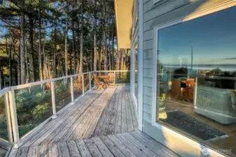 You are surrounded by the sounds of nature and abundant wildlife just outside your door.