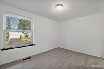 Bedroom #2 with lots of natural light.