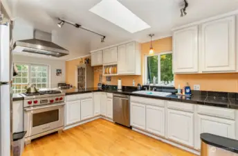 Top floor kitchen with upgrade appliances