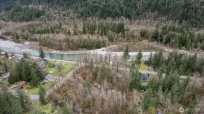 Lot steps away from the Skykomish River