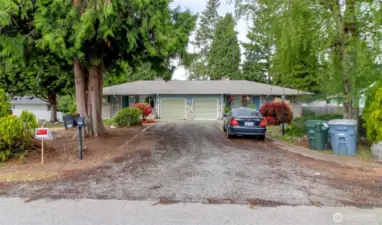 Welcome home!  Left side is vacant, right side has a tenant.  Make this yours today!