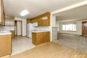 Kitchen/Dining Room/Living Room of vacant Unit