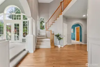 Grand soaring entry!