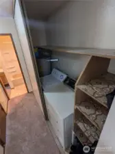 Washer & dryer stay!