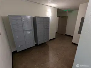 Mailboxes in secure/common lobby