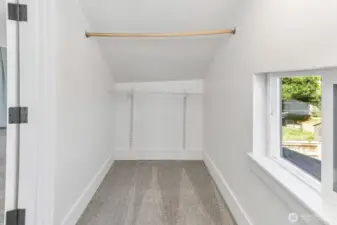 Bedroom 2 walk in closet.