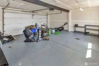 Good sized 2 car garage